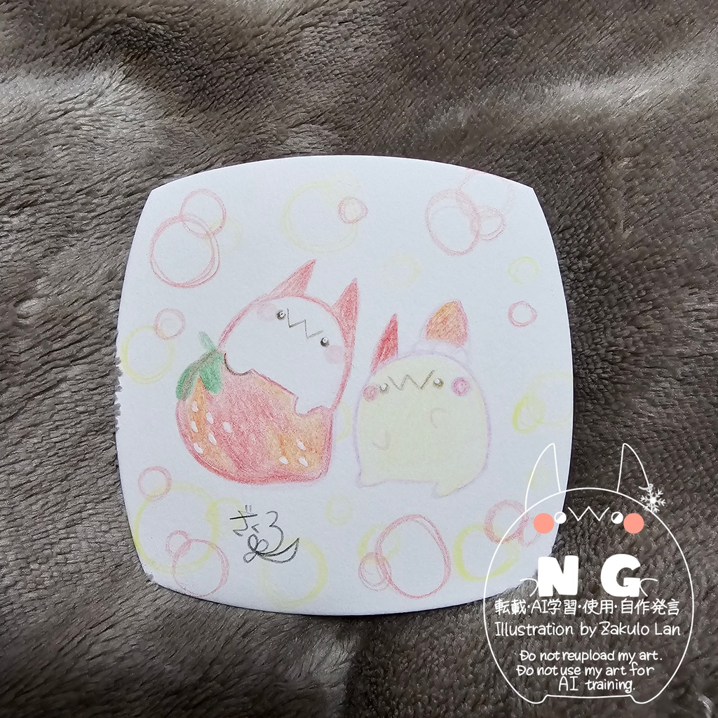 【OC】原画　イラスト　コースター