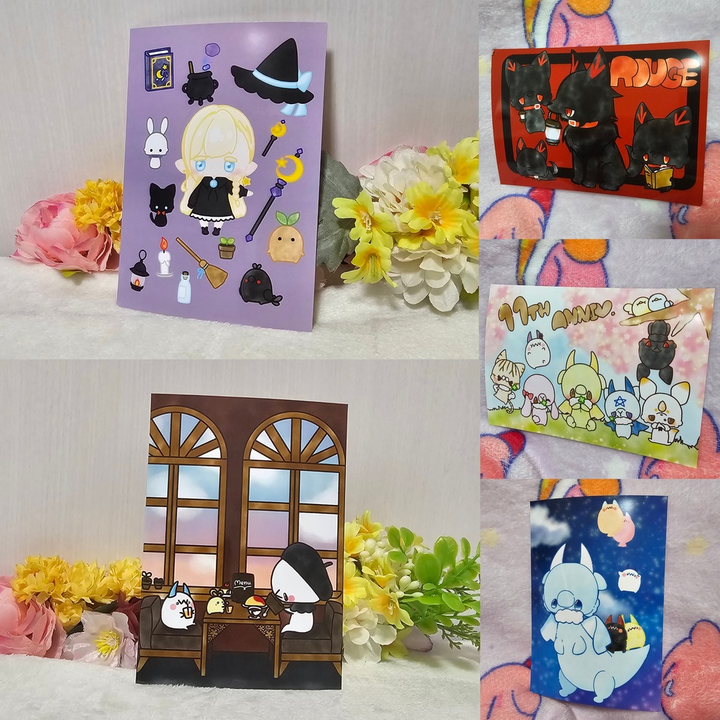 【イラストプリント】写真用紙orシール紙