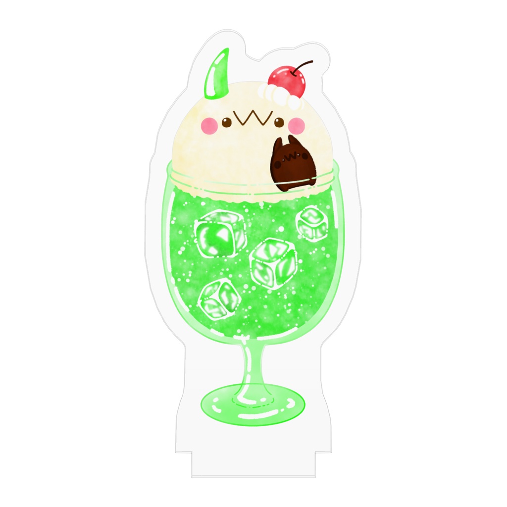 【アクスタ】雪もっちクリームソーダ