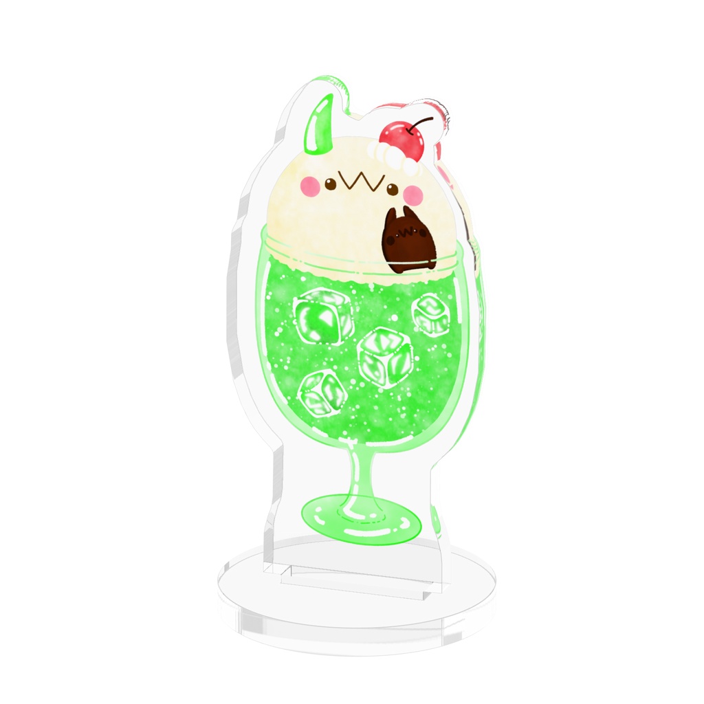 【アクスタ】雪もっちクリームソーダ