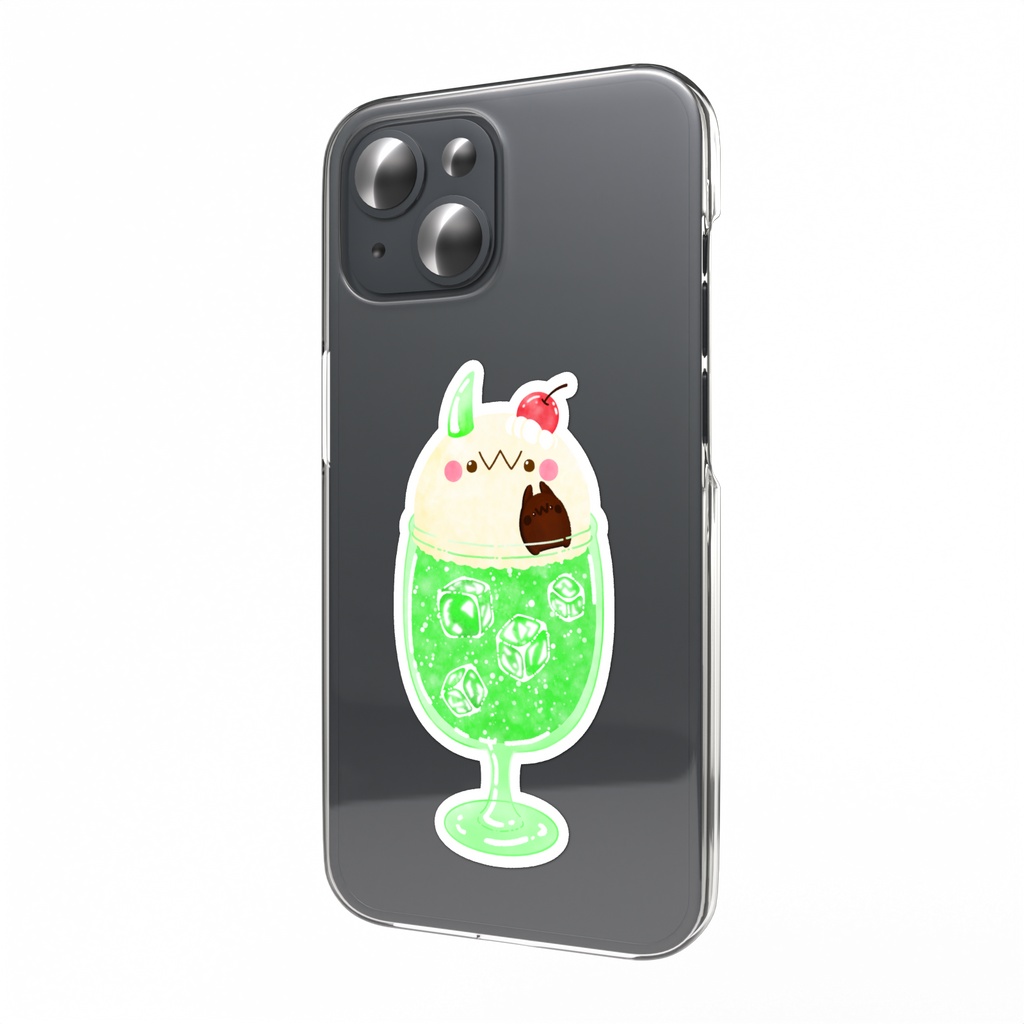 【ステッカー】雪もっちクリームソーダ