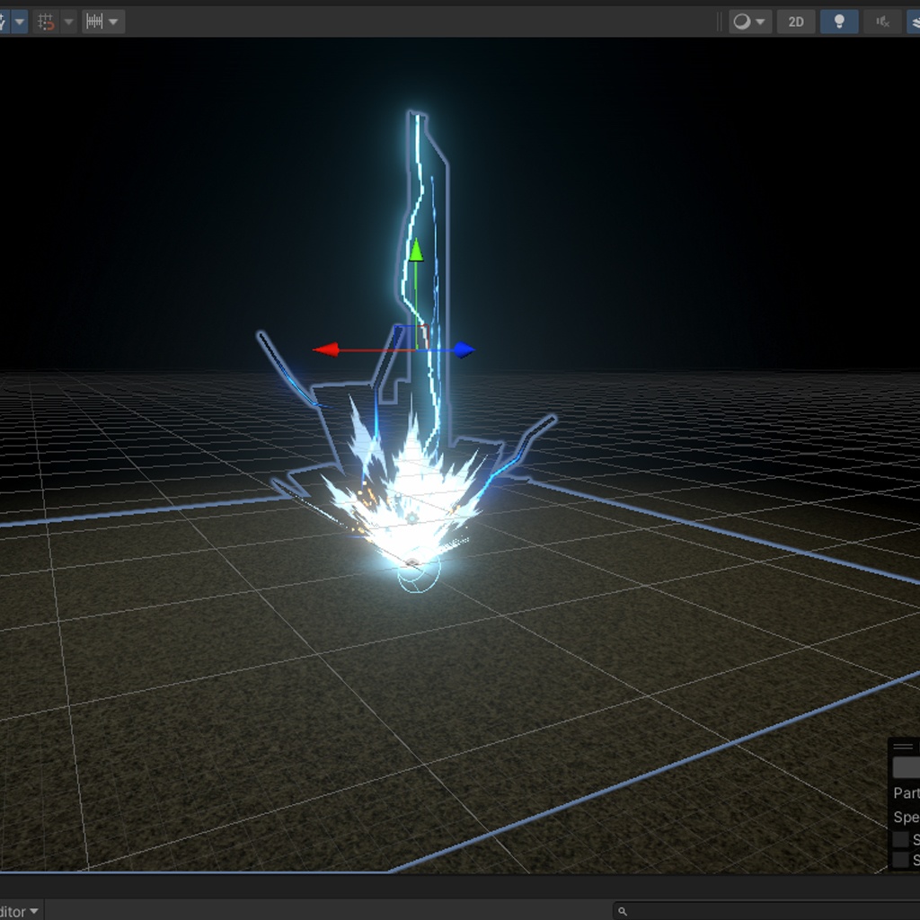 Unityエフェクト 雷01