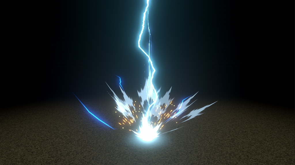 Unityエフェクト 雷01