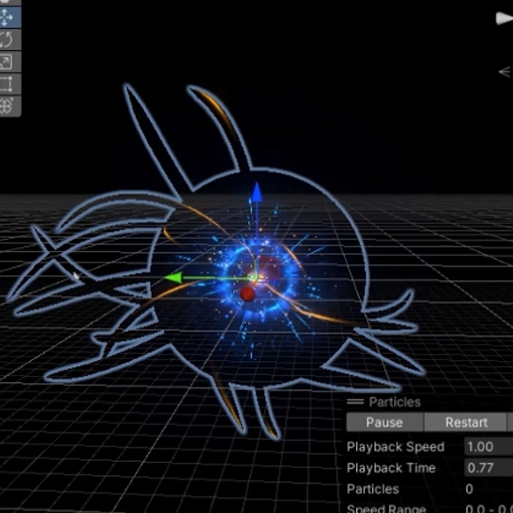 Unityエフェクト チャージ01