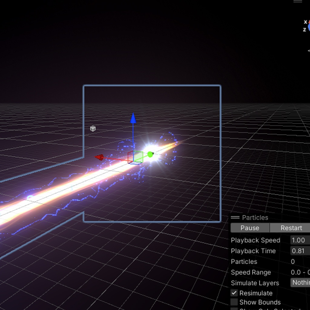 Unityエフェクト ビーム01