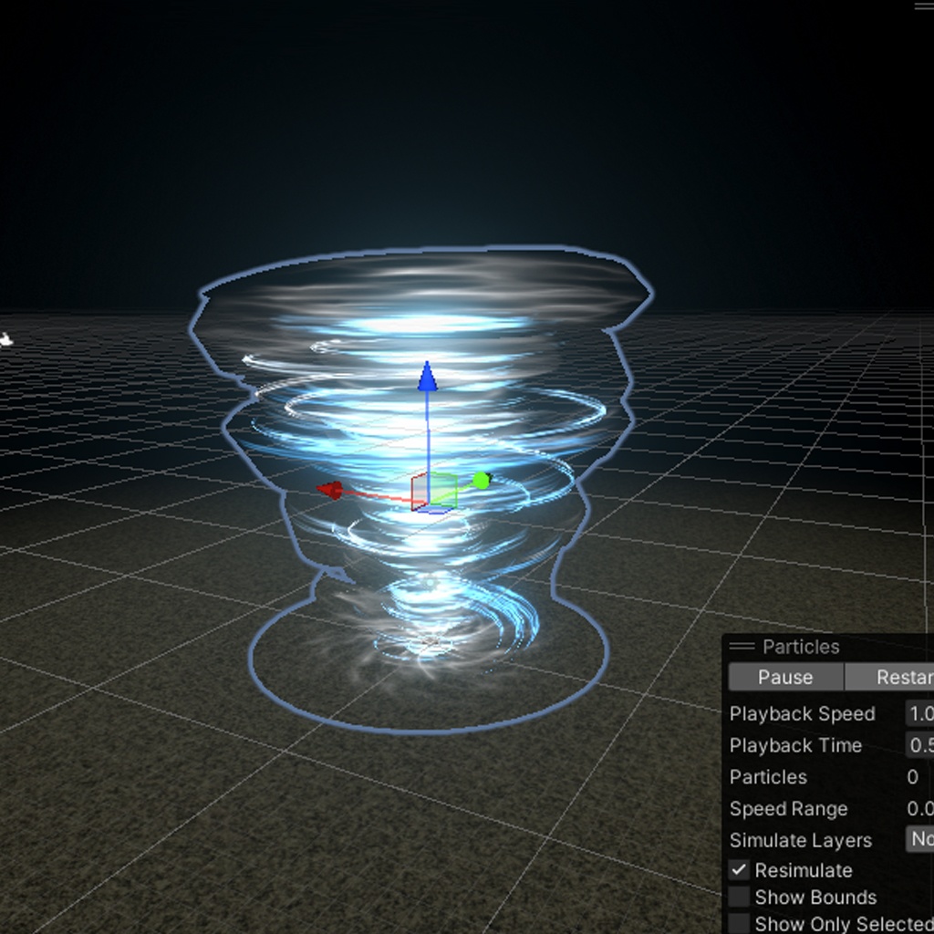 Unityエフェクト 竜巻01