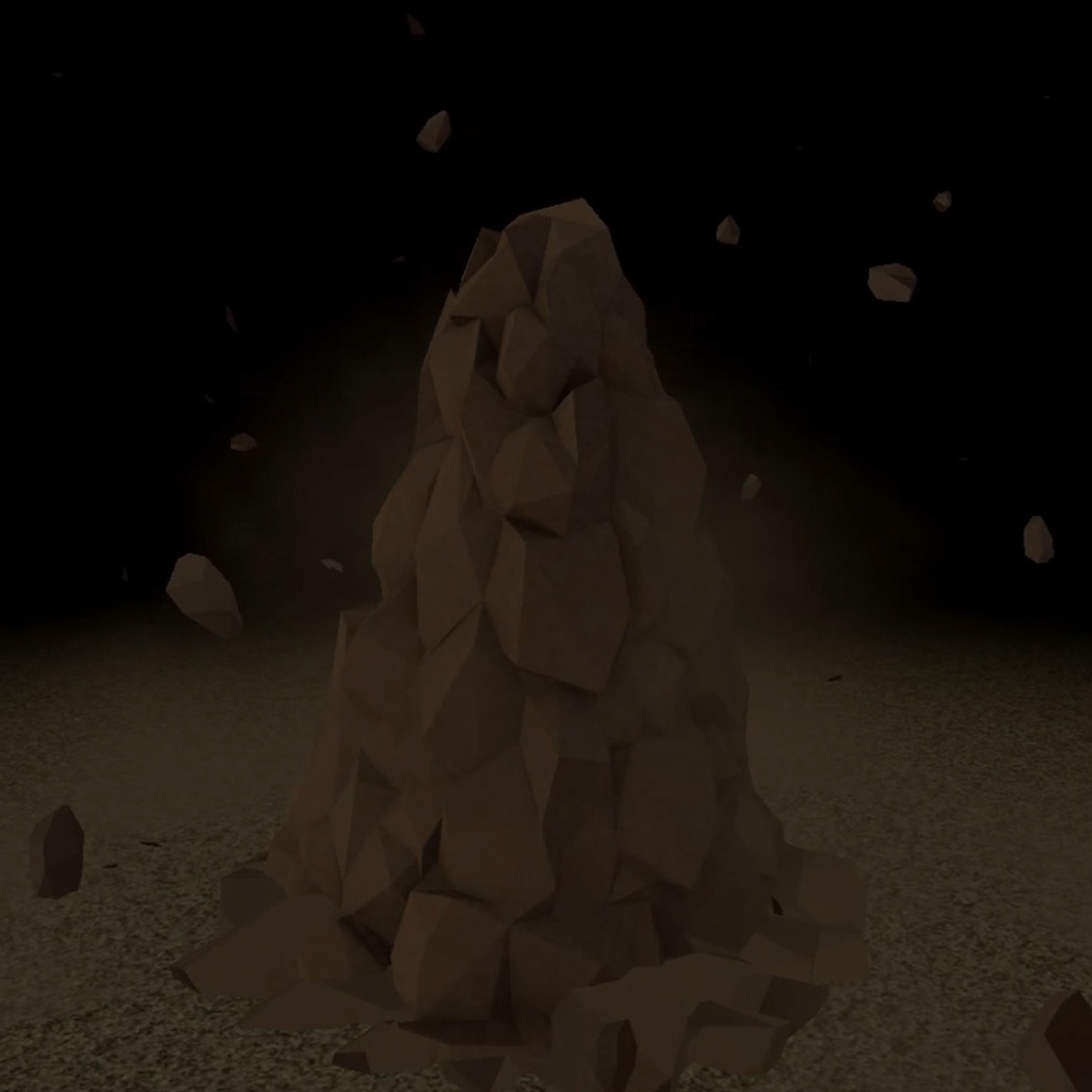 Unityエフェクト 岩石01