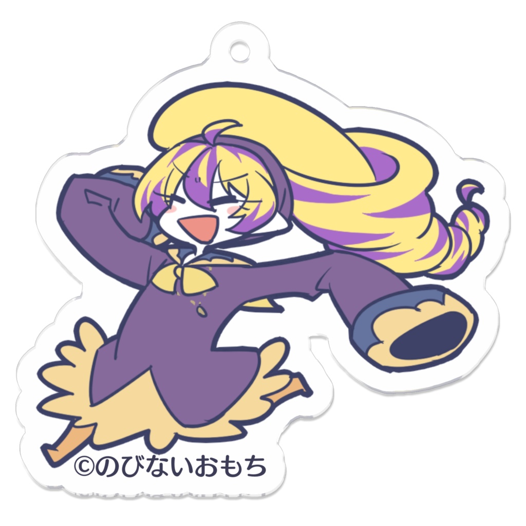 【毎週さつまいもちゃん】アクリルキーホルダー ポニテさつまいもちゃん