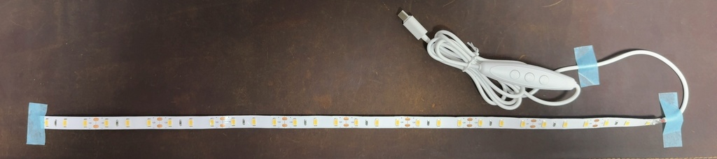 【大型塗装ブース用】USB-C 12v 高演色LEDテープ(50cm)