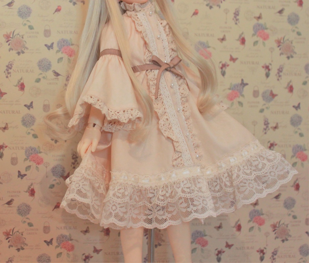 【40㎝級、1/4サイズ】ドール用ワンピースセット