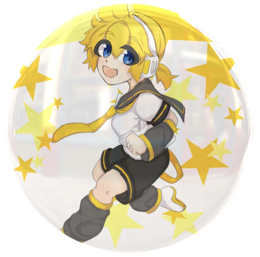 ジャンプ鏡音レンマグネット