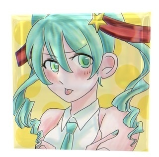 偶像少女　缶バッジ