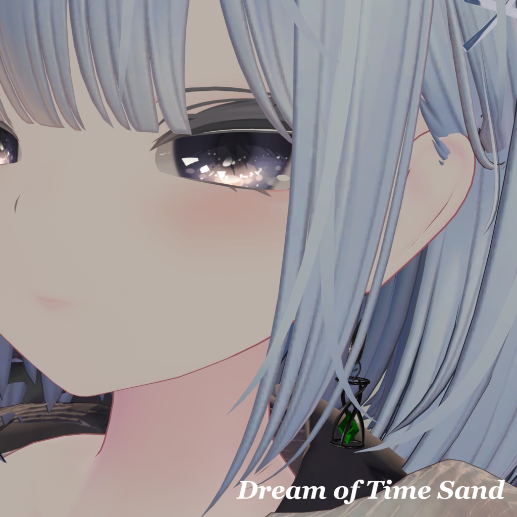 【vrchat向けピアス】時砂の夢【Dream of Time Sand】