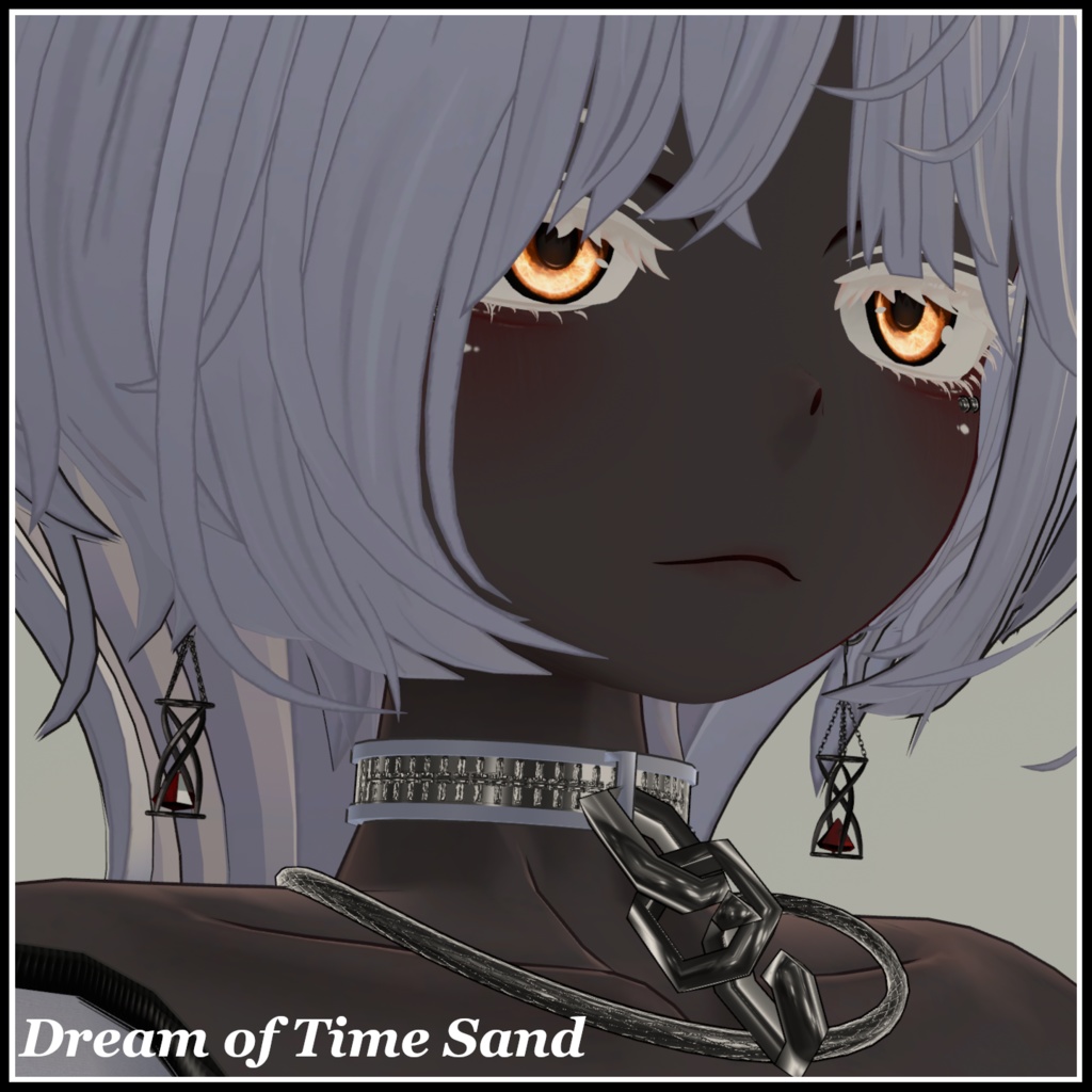 【vrchat向けピアス】時砂の夢【Dream of Time Sand】