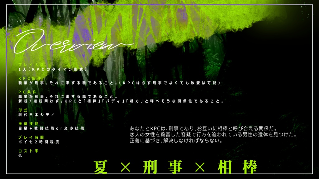 CoCシナリオ「錨と引き金」SPLL:E193156