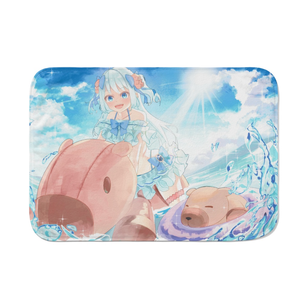 ミナノルナ 記念絵 ブランケット