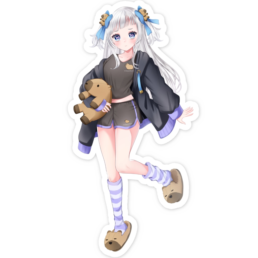 ミナノルナ 立ち絵 ステッカー