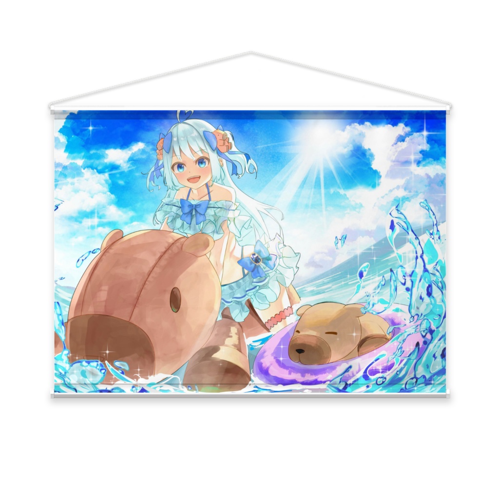 ミナノルナ 記念絵タペストリー B2横
