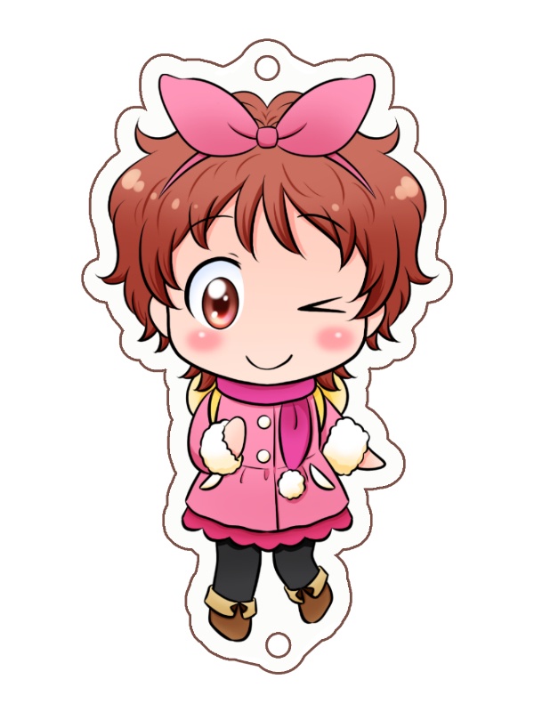 つながるらいちアクリルチャーム(らいちちゃん)