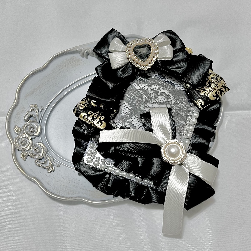 トレカケース 黒×金