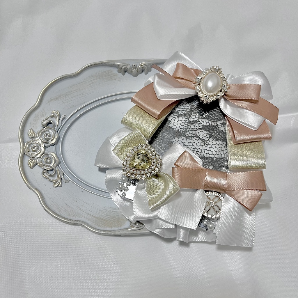 トレカケース ピンク×白