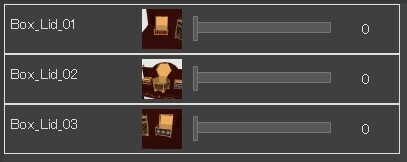 【商用可】中世・宝物庫の飾り棚セット(豪華な皿・杯・宝箱付き/蓋可動)【3D小物・背景】