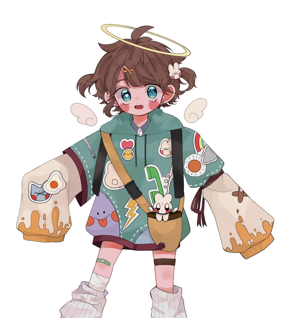 天使さん ステッカー