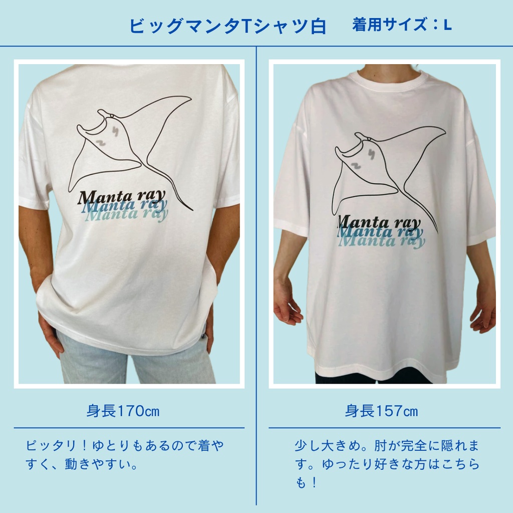ビッグマンタTシャツ
