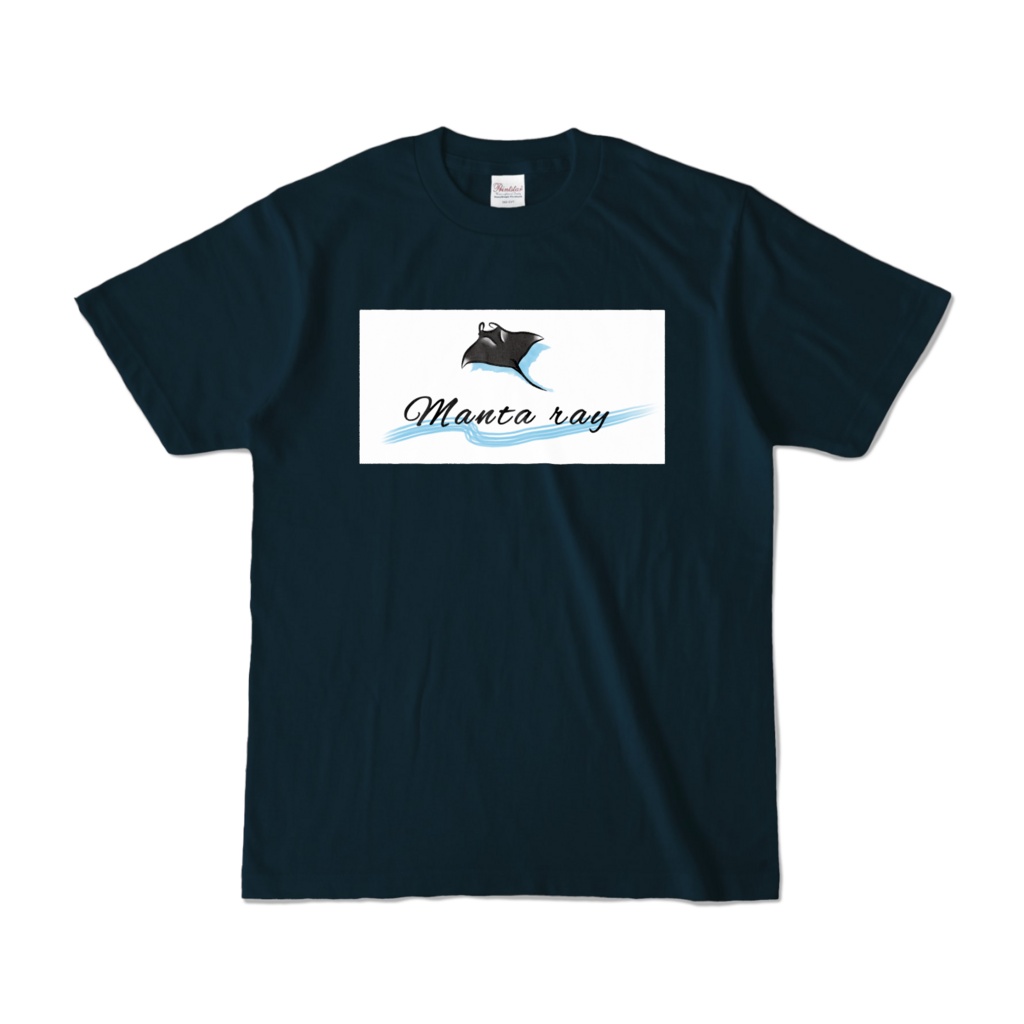 スモールマンタTシャツ(ネイビー)