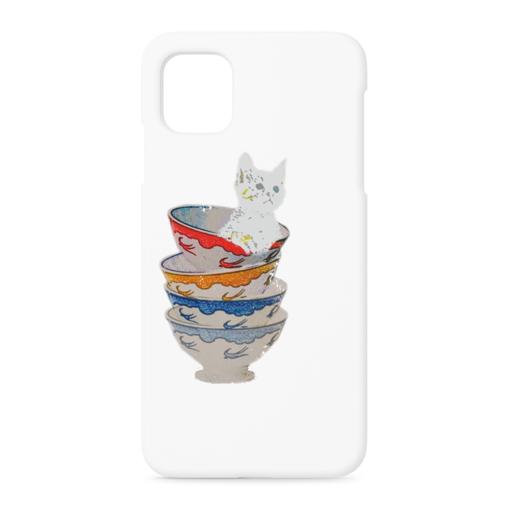 子猫とカフェオレボウル iphone11 ケース
