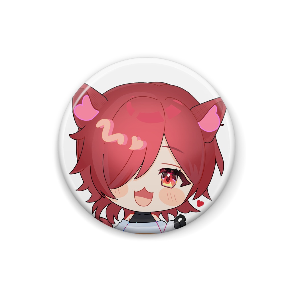 缶バッチ ミニ犬ゆりん_ver.A