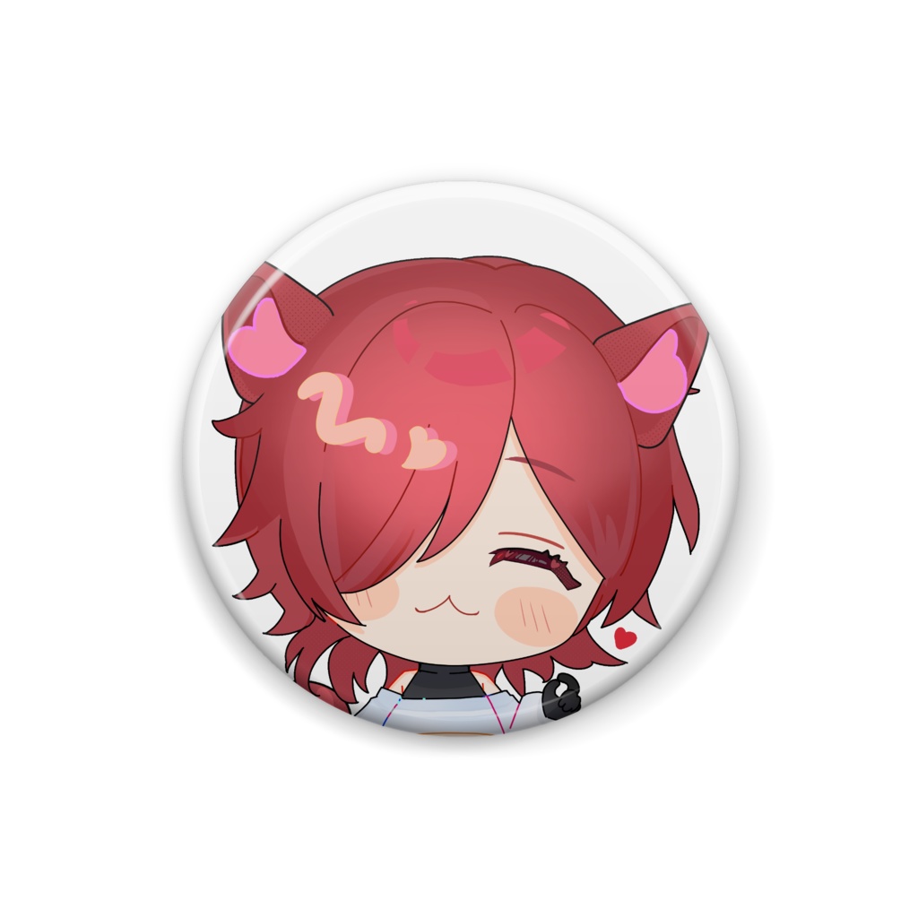 缶バッチ ミニ犬ゆりん_ver.B