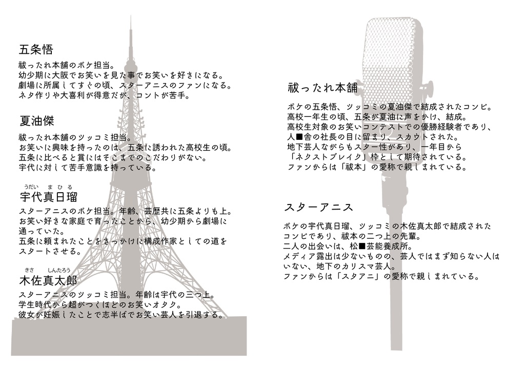 漫才定義崩壊論【祓本五夢】