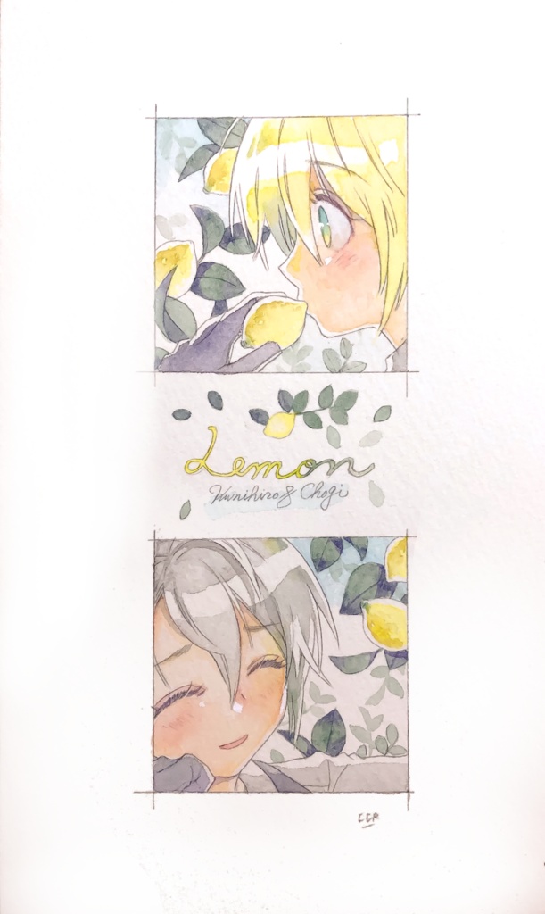 ①【水彩原画】レモン