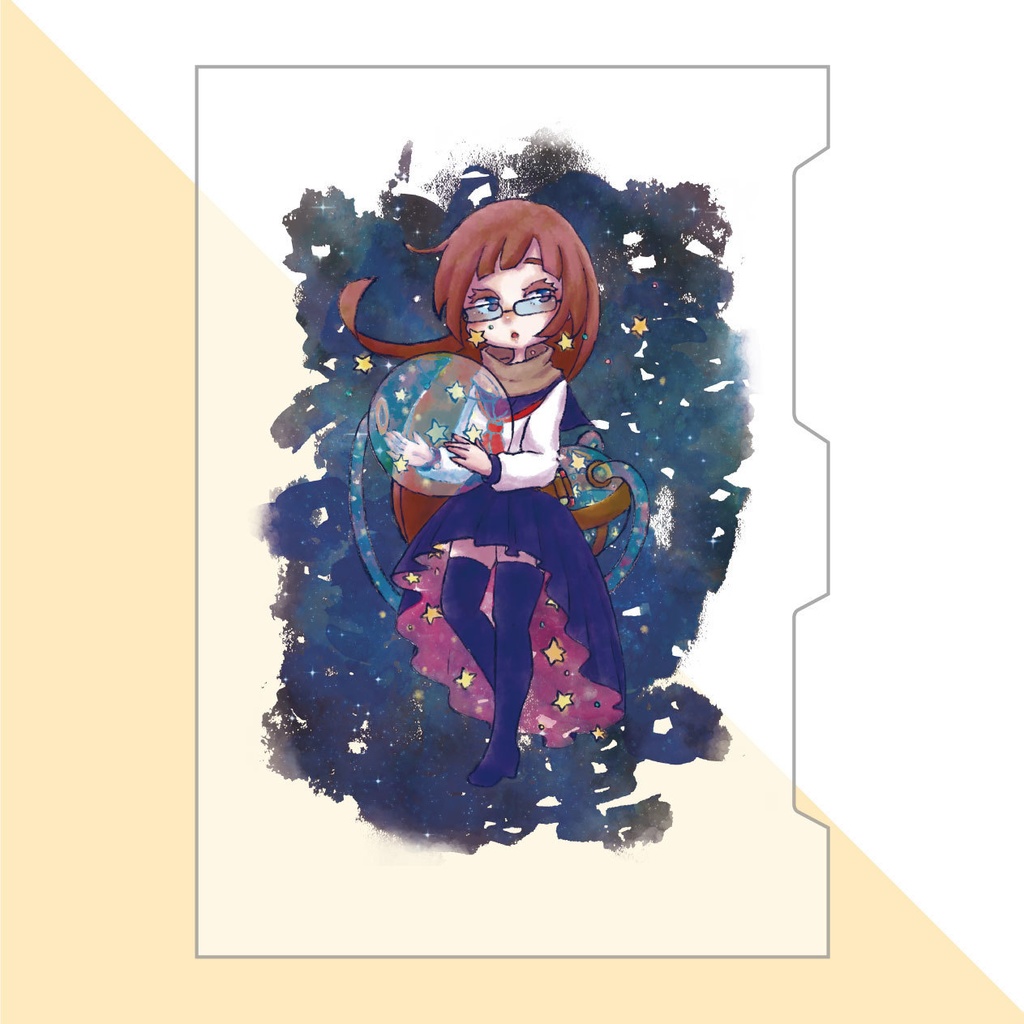 女の子のA4クリアファイル