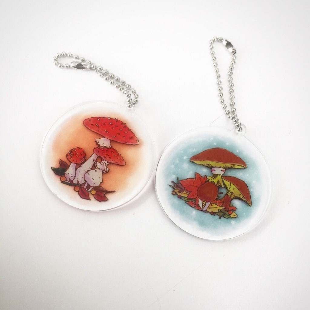 「ときめきのこ」 アクリルキーホルダー