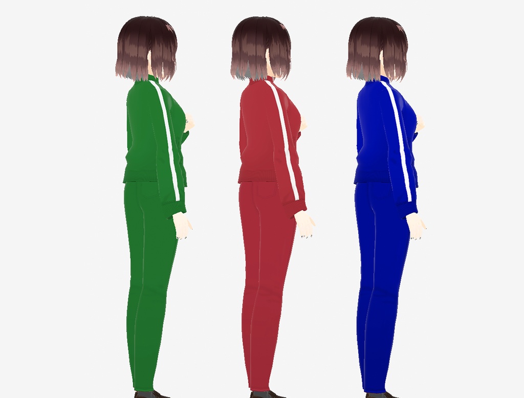 セーラー服 芋 アバター衣装] 芋ジャージ / #VRoid 正式版 - 戯言スタジオ - BOOTH