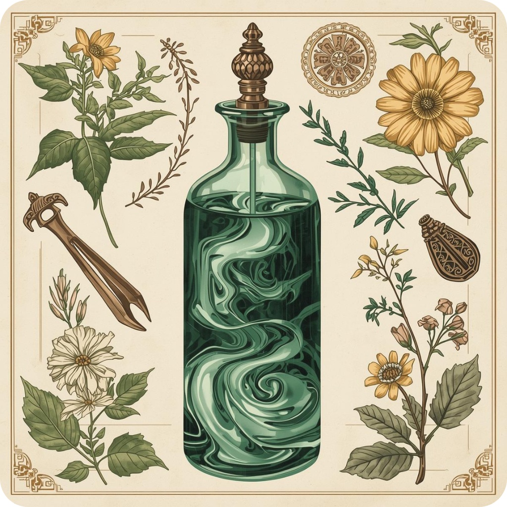 シック&エレガントな水彩魔法|私生活クリップアートコレクション 10set(png)