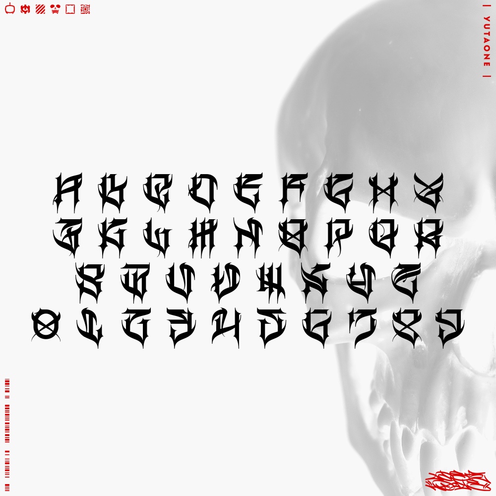 死神01|Shinigami01|ゆうたONEフォント™︎