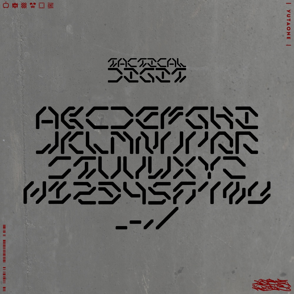 タクティカルディジット|TacticalDigit|ゆうたONEフォント™︎