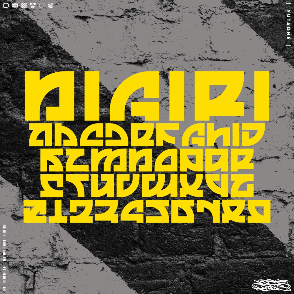 ジオメトリアディクト|GeometryAddict|ゆうたONEフォント™︎