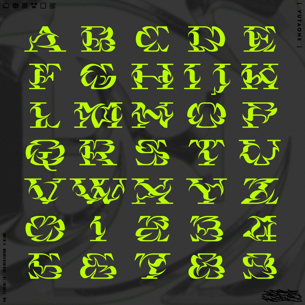 ワイバーンネイル|WyvernNail|ゆうたONEフォント™︎