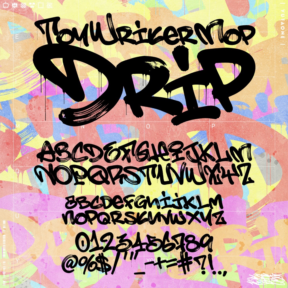 トイライターモップ|ToyWriterMop|ゆうたONEフォント™︎