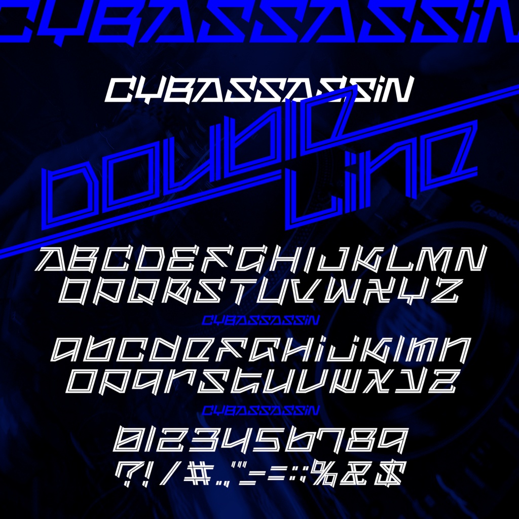 サイバサシン|Cybassassin |ゆうたONEフォント™︎