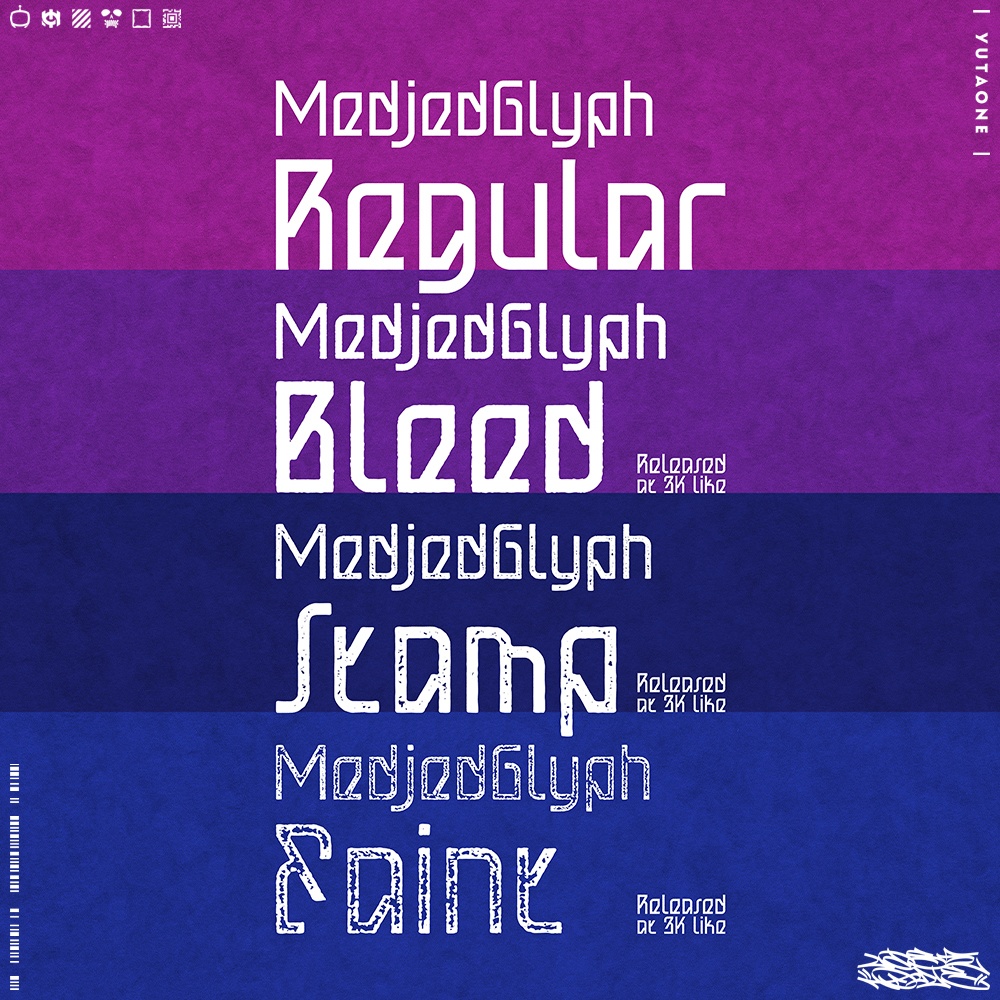 メジェドグリフ|MedjedGlyph|ゆうたONEフォント™︎