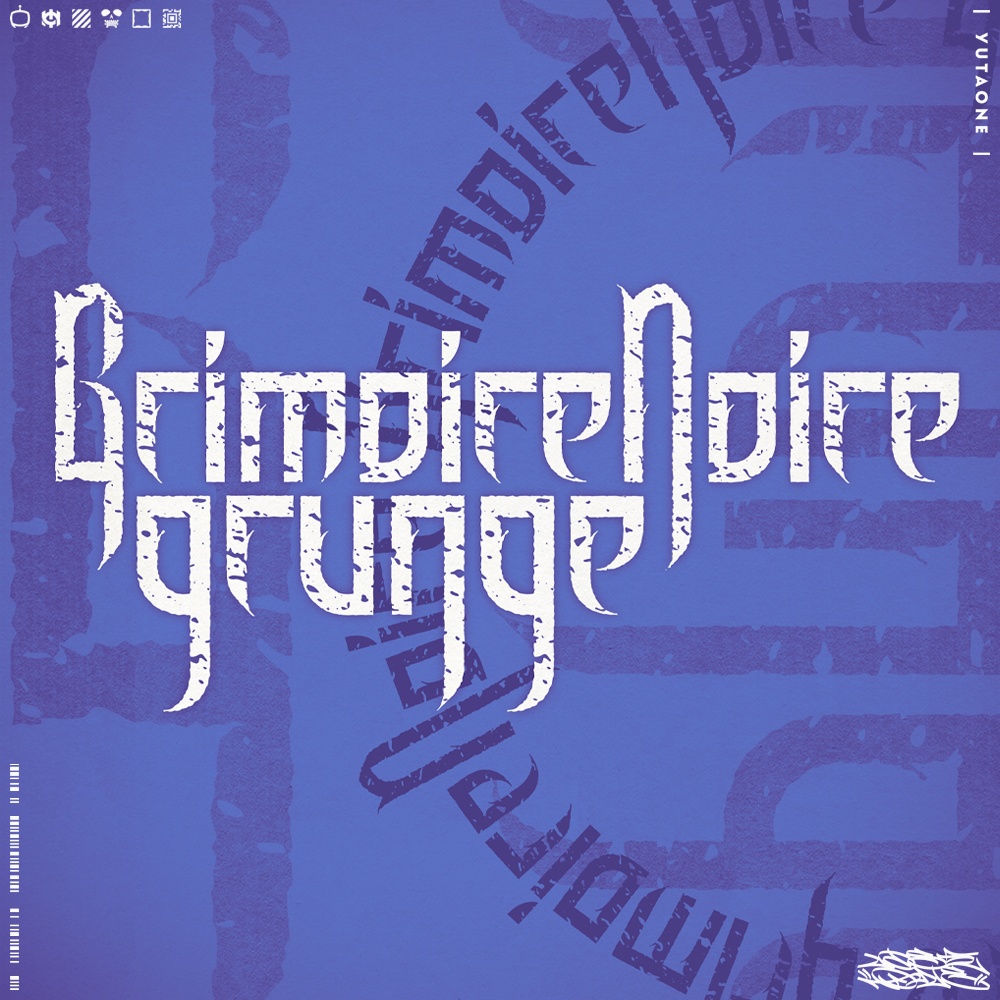 グリモアノワール|GrimoireNoir|ゆうたONEフォント™︎