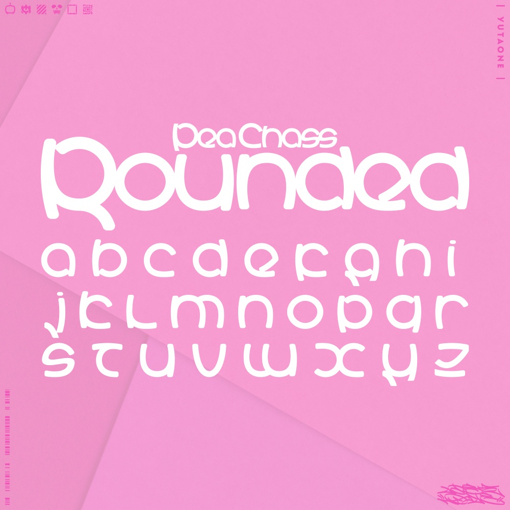 ピーチャス|PeaChass|ゆうたONEフォント™︎