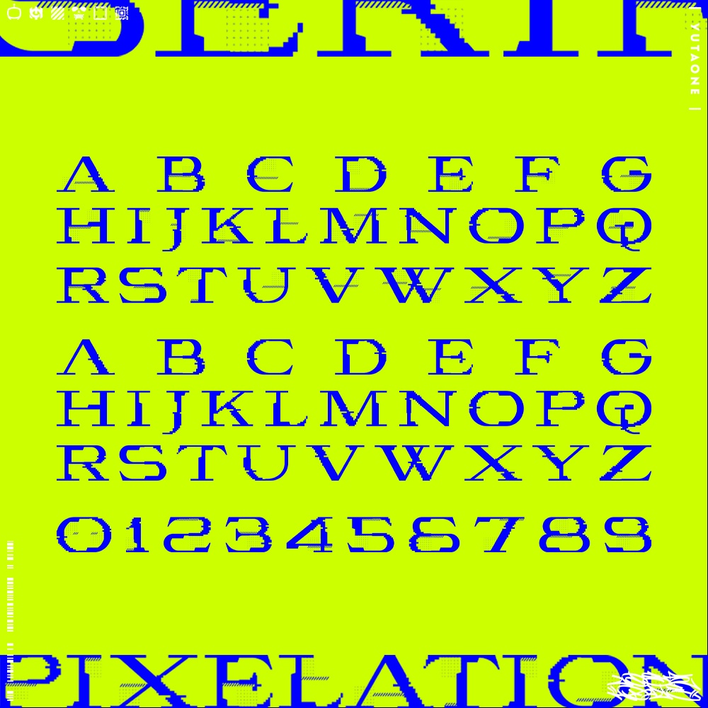 ピクセレーションセリフ|PixelationSerif|ゆうたONEフォント™︎