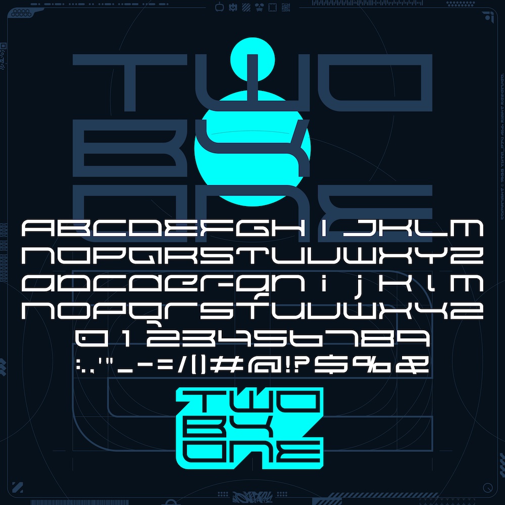 ツーバイワン|TwoByOne|ゆうたONEフォント™︎