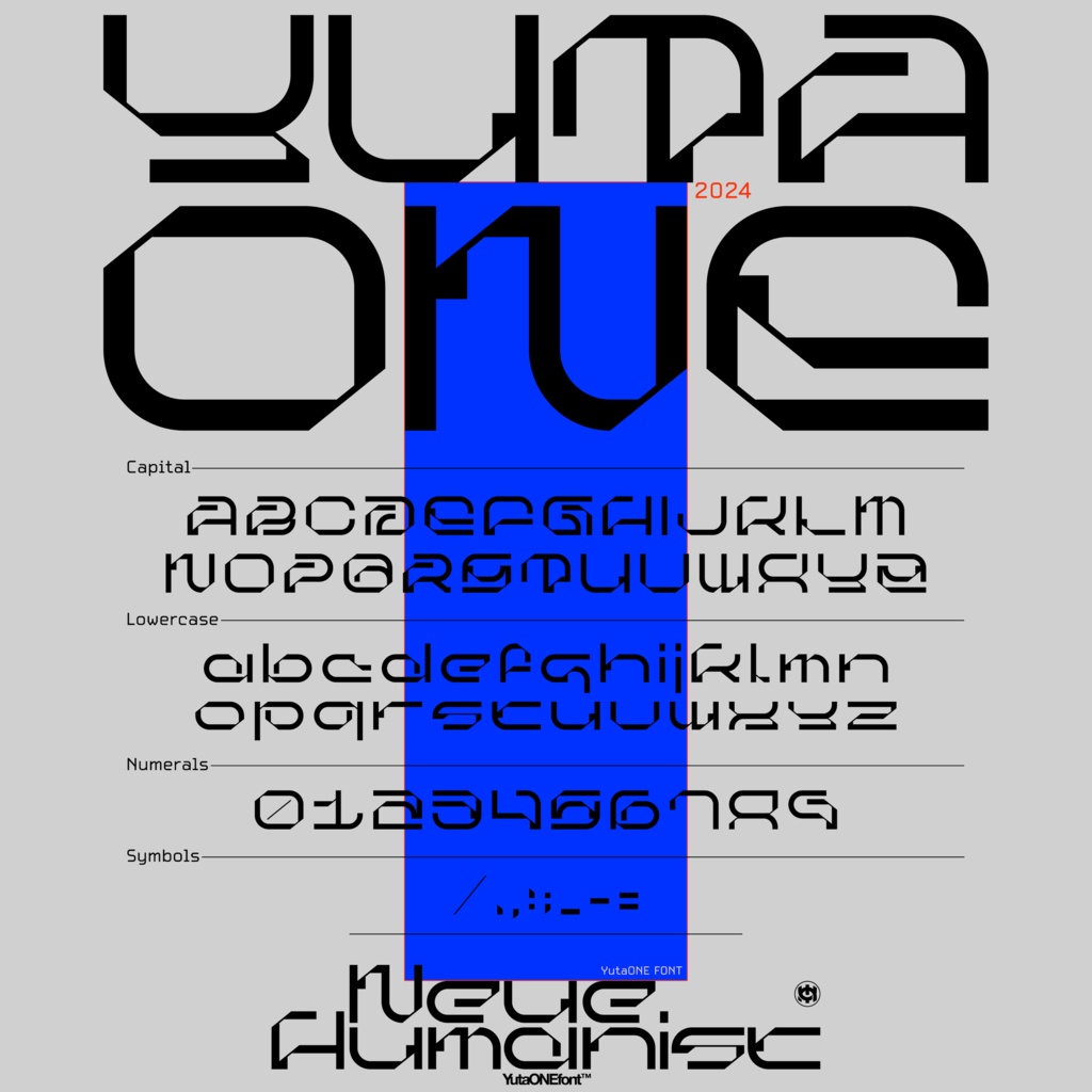 ノイエヒューマニスト|NeueHumanist|ゆうたONEフォント™︎